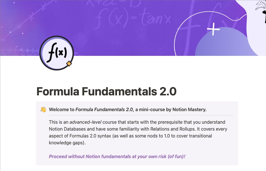 Image of Formula Fundamentals