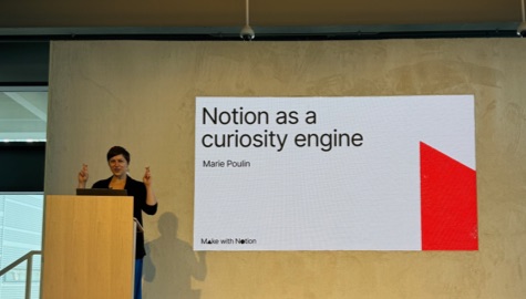 Speaking at Make with Notion